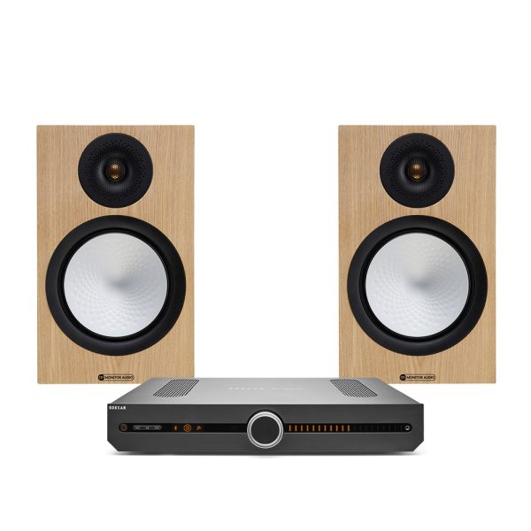Roksan Attessa Streaming Amplifier & Monitor Audio Silver 100 7G