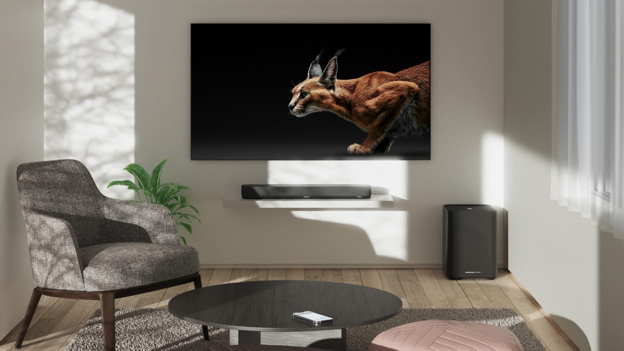 AMBEO_Soundbar_Mini_LongShot_TV-Use_Landscape_RGB